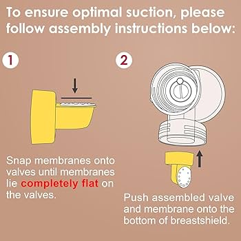 Valvulas y membranas compatibles con Medela Pump Style